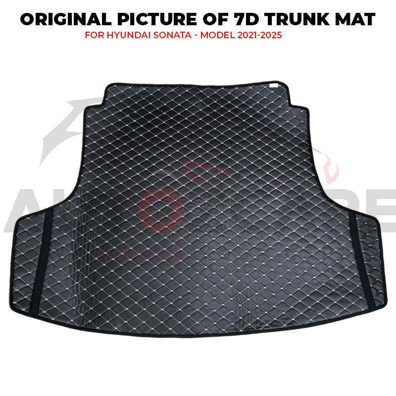 Hyundai Sonata 7D Custom Car Trunk Mat - Model 2021-2025