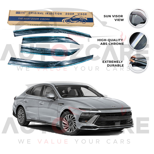 Hyundai Sonata Air press sun visor with chrome - Model 2025