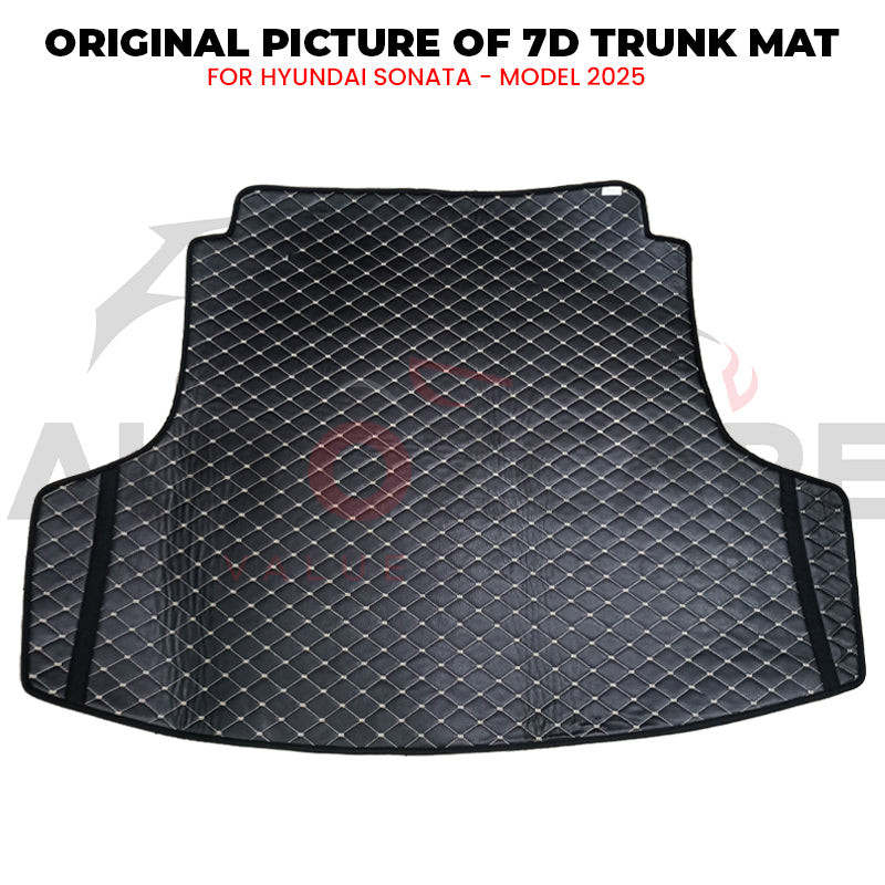 Hyundai Sonata 7D Custom Car Trunk Mat - Model 2025