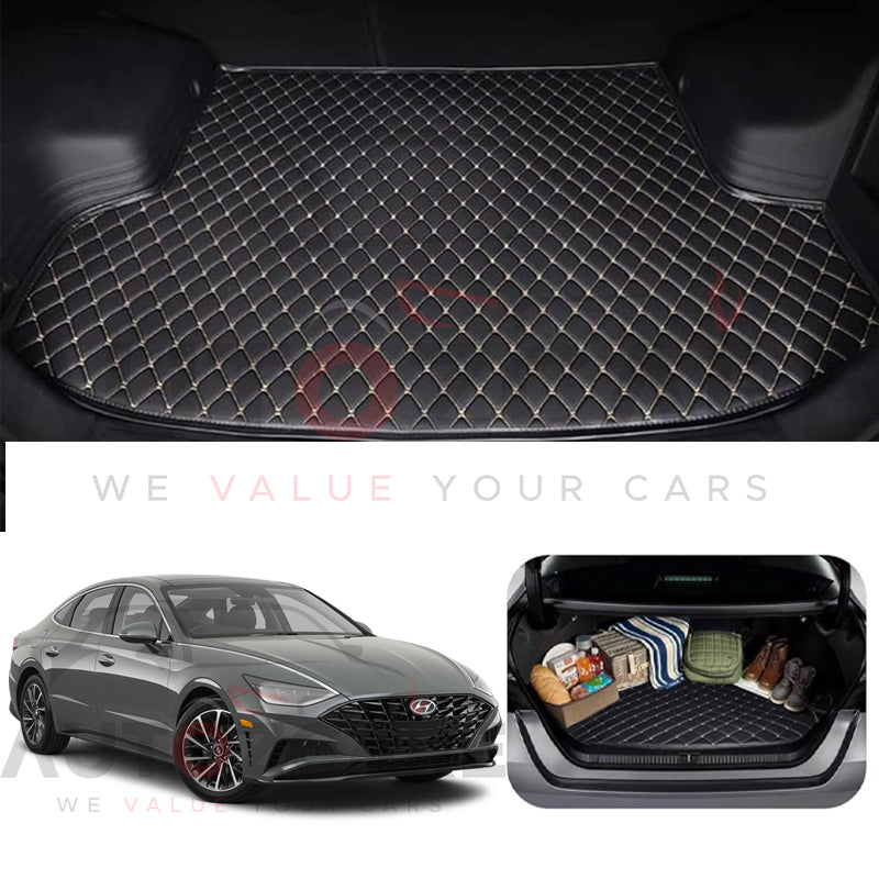 Hyundai Sonata 7D Custom Car Trunk Mat - Model 2021-2024
