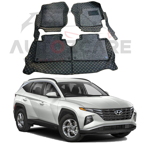 Hyundai Tucson 9D Custom Floor Mat - Model 2020-2024