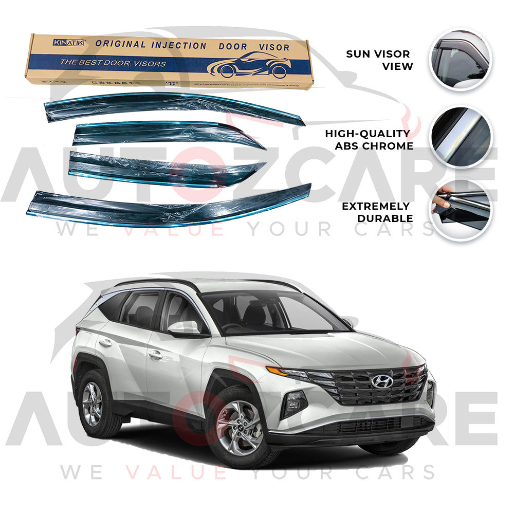 Hyundai Tucson Air press sun visor with chrome - Model 2020-2024