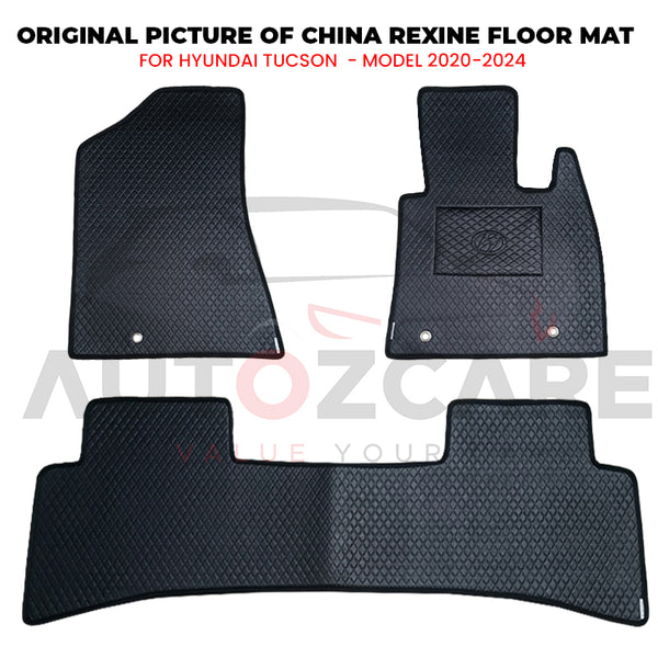 Hyundai Tucson China Rexine Floor Mat 3PCS - Model 2020-2024