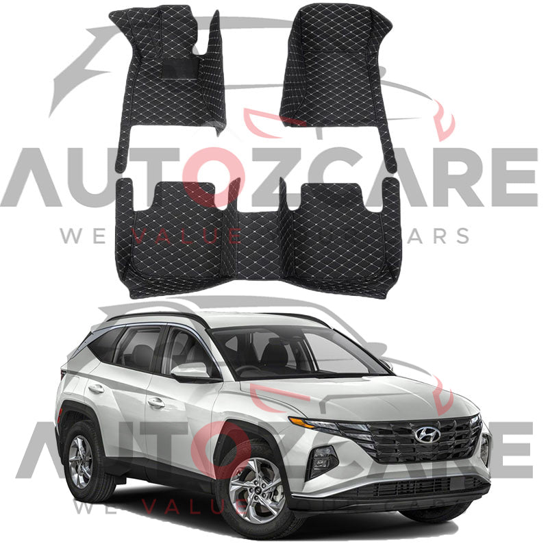 Hyundai Tucson 7D Floor Mat (Tray Style) 3PCS - Model 2020-2024