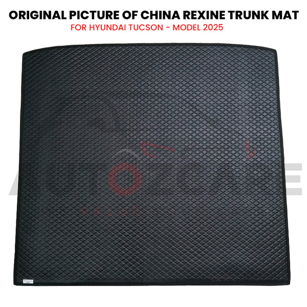 Hyundai Tucson China Rexine Custom-Size Trunk Mat - Model 2025