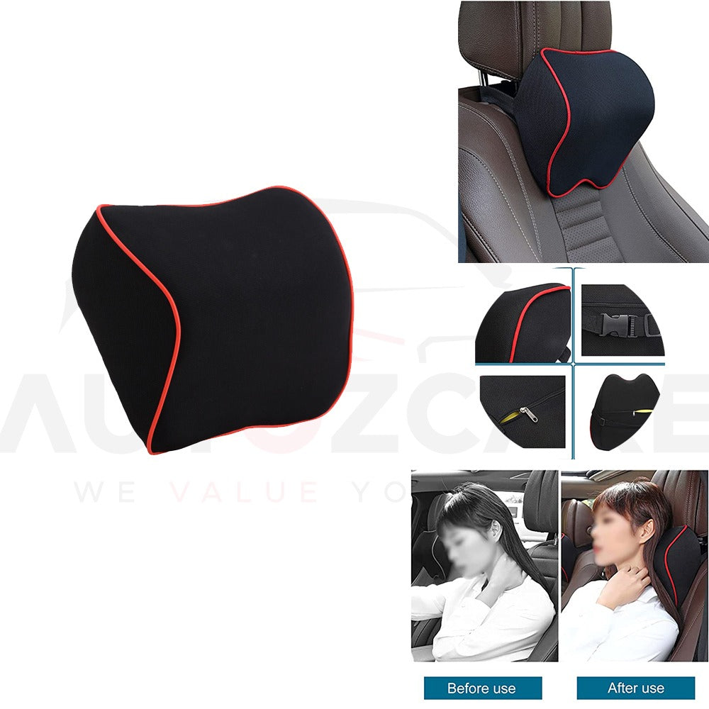 Universal Car NeckRest Cushion Pillow | Head Neck Support | Memory Foam