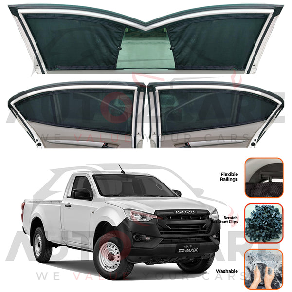 Isuzu D-Max  Custom Car Sliding Curtains - Model 2018-2025
