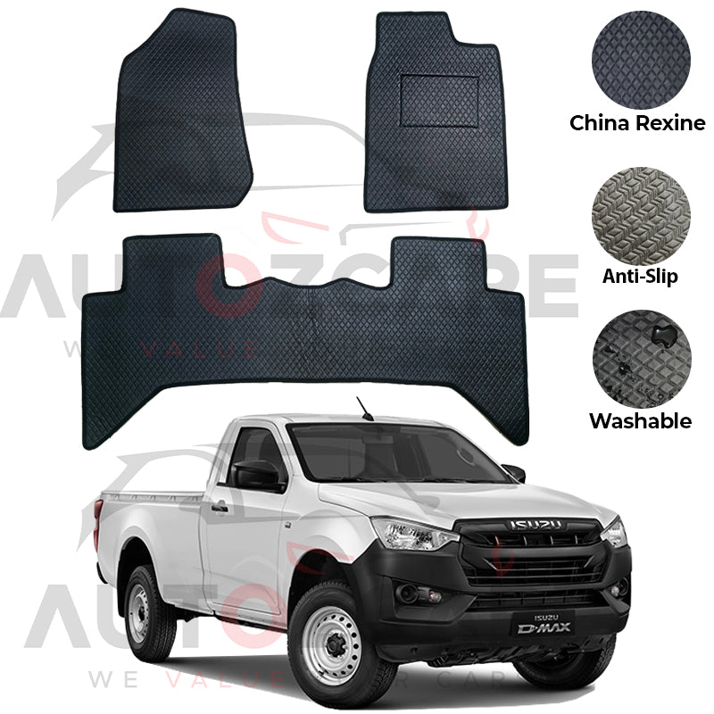 Isuzu D-Max China Rexine Floor Mat 3PCS - Model 2018-2025