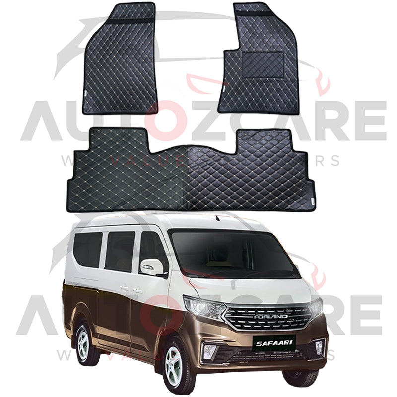 JW Forland Safari 7D Floor Mat (Flat Style) 5PCS - Model 2023-2025