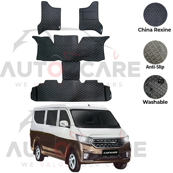 JW Forland Safari 7D Floor Mat (Flat Style) 5PCS - Model 2023-2025