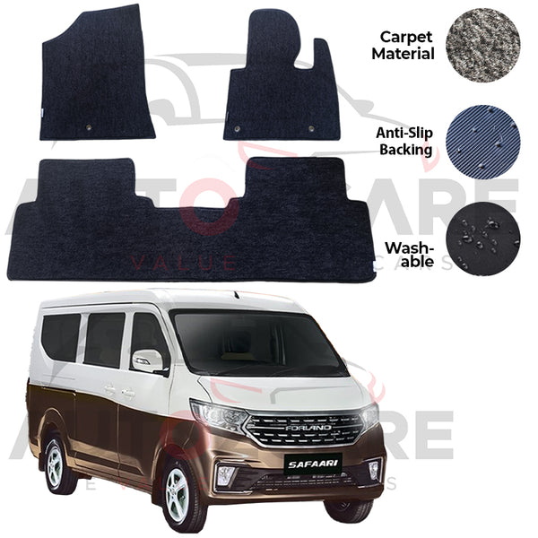 JW Forland Safari Genuine Fitting Carpet Floor Mat - Model 2023-2025