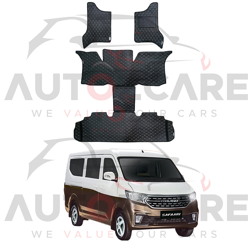 JW Forland Safari 7D Floor Mat (Flat Style) 5PCS - Model 2023-2025