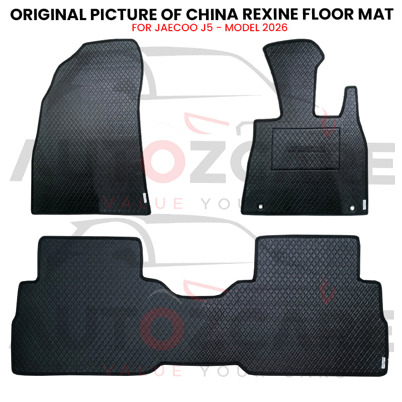 Jaecoo J5 China Rexine Floor Mat 3PCS - Model 2026