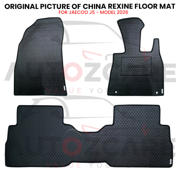Jaecoo J5 China Rexine Floor Mat 3PCS - Model 2026