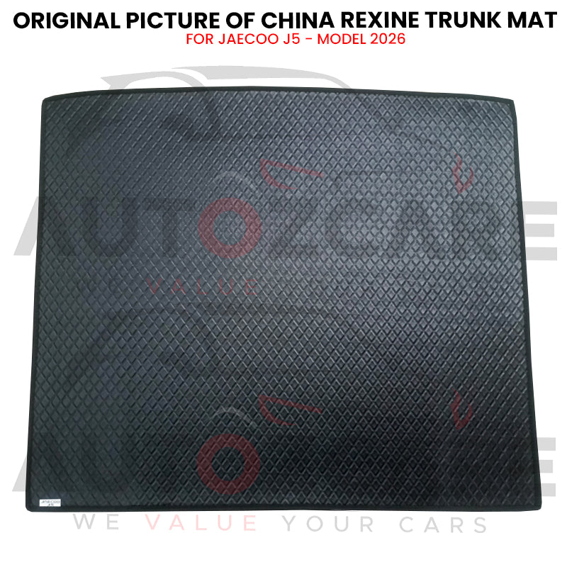 Jaecoo J5 China Rexine Custom-Size Trunk Mat - Model 2026