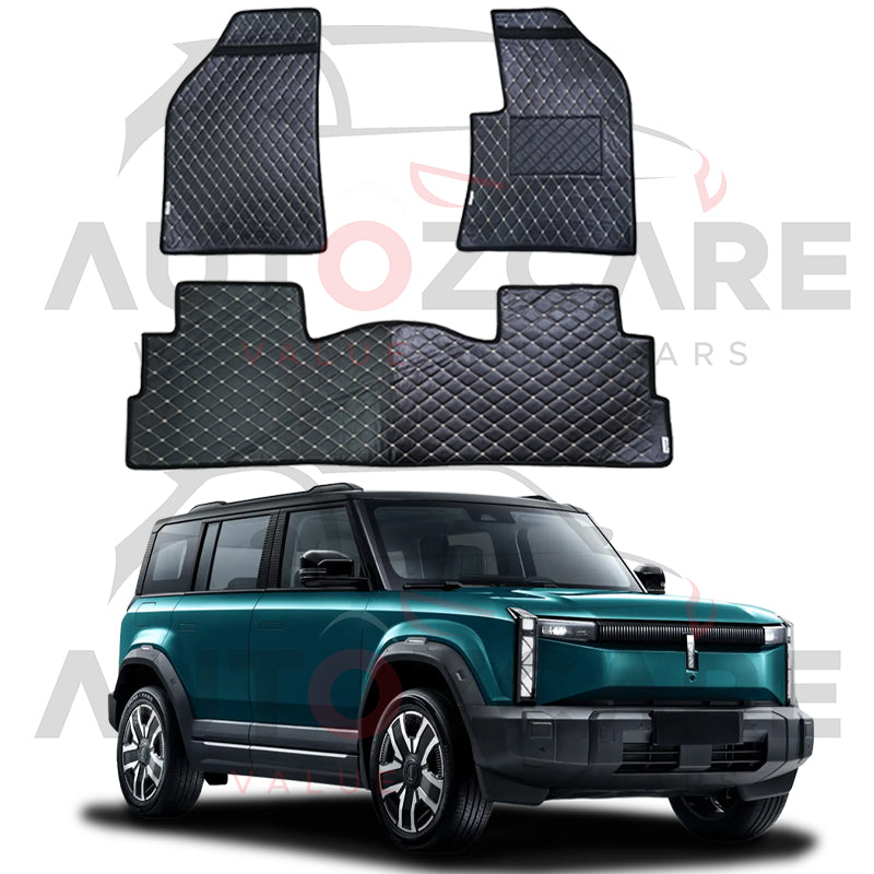 Jaecoo J6 7D Floor Mat (Flat Style) 3PCS - Model 2025