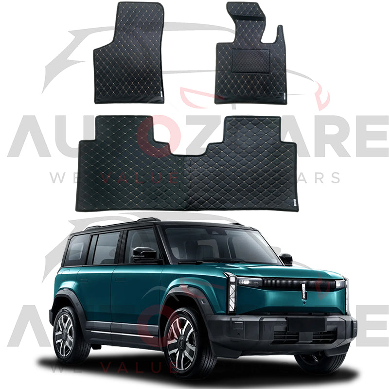 Jaecoo J6 7D Floor Mat (Flat Style) 3PCS - Model 2025