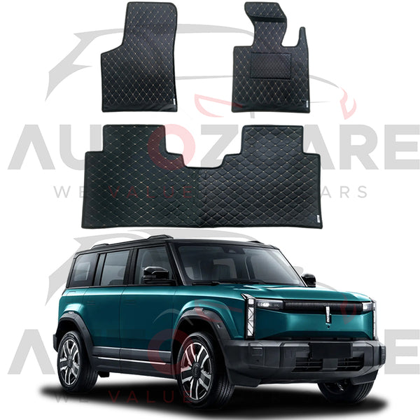 Jaecoo J6 7D Floor Mat (Flat Style) 3PCS - Model 2025