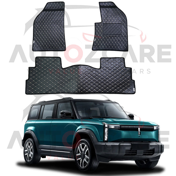 Jaecoo J6 7D Floor Mat (Flat Style) 3PCS - Model 2025