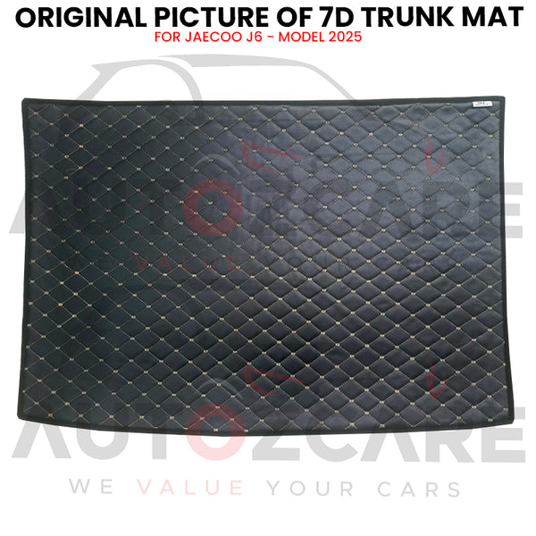 Jaecoo J6 7D Custom Car Trunk Mat - Model 2025