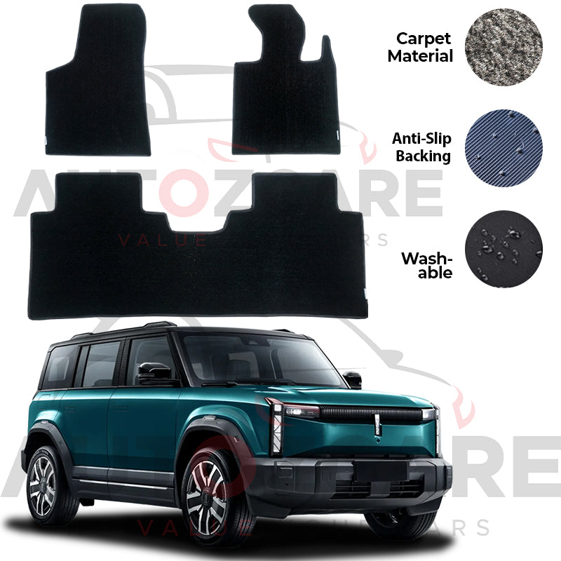 Jaecoo J6 Genuine Fitting Carpet Floor Mat 3PCS - Model 2025
