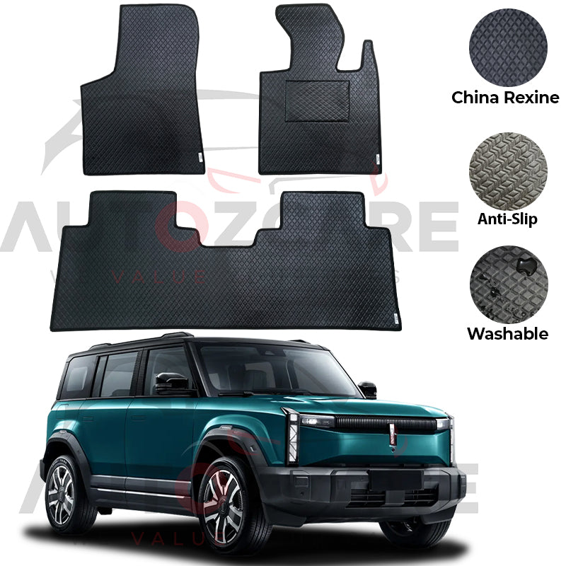 Jaecoo J6 China Rexine Floor Mat 3PCS - Model 2025