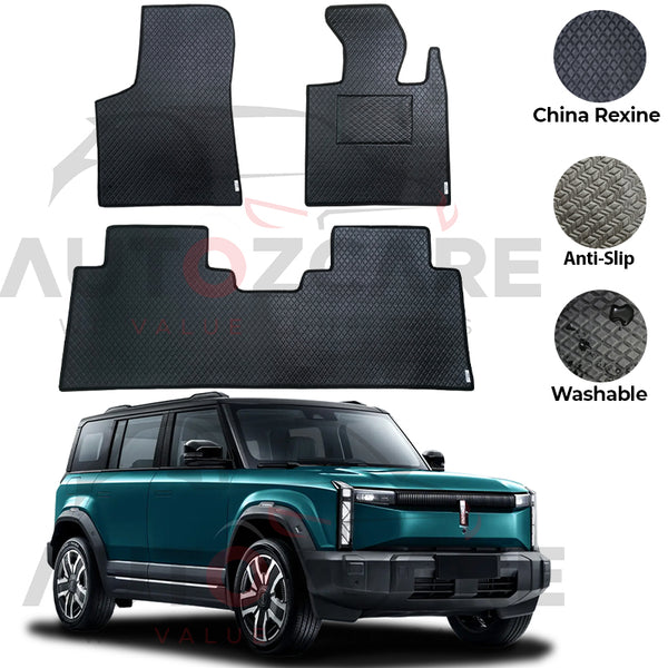Jaecoo J6 China Rexine Floor Mat 3PCS - Model 2025