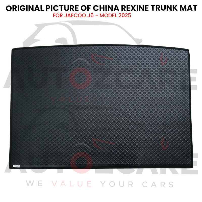 Jaecoo J6 China Rexine Custom-Size Trunk Mat - Model 2025