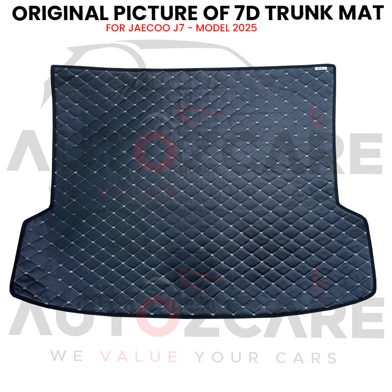 Jaecoo J7 7D Custom Car Trunk Mat - Model 2025