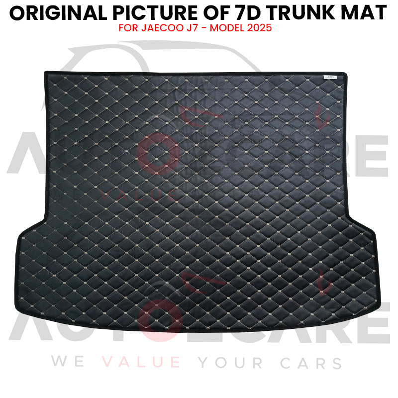 Jaecoo J7 7D Custom Car Trunk Mat - Model 2025