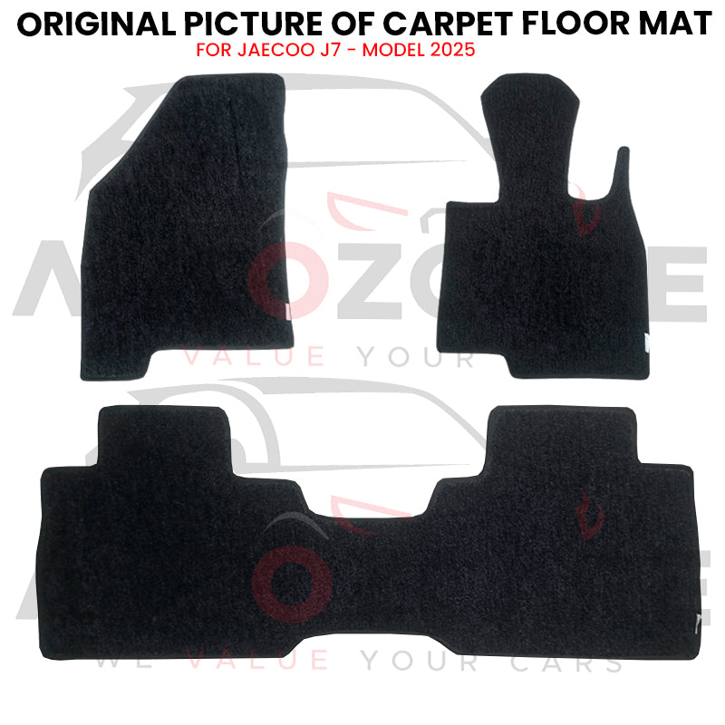 Jaecoo J7 Genuine Fitting Carpet Floor Mat 3PCS - Model 2025
