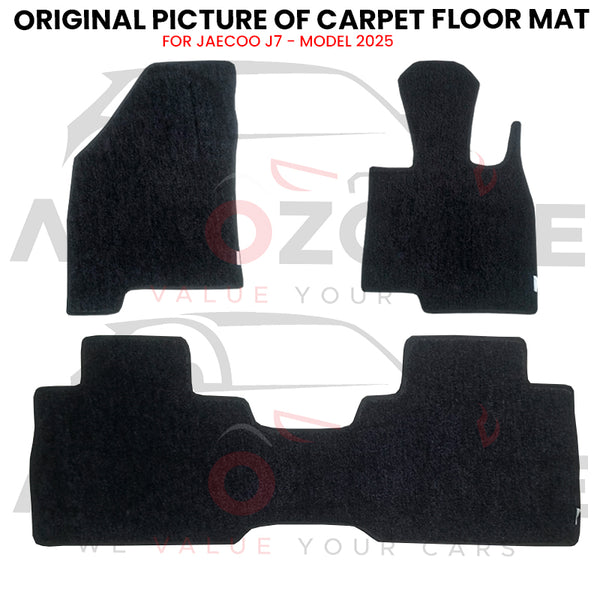 Jaecoo J7 Genuine Fitting Carpet Floor Mat 3PCS - Model 2025