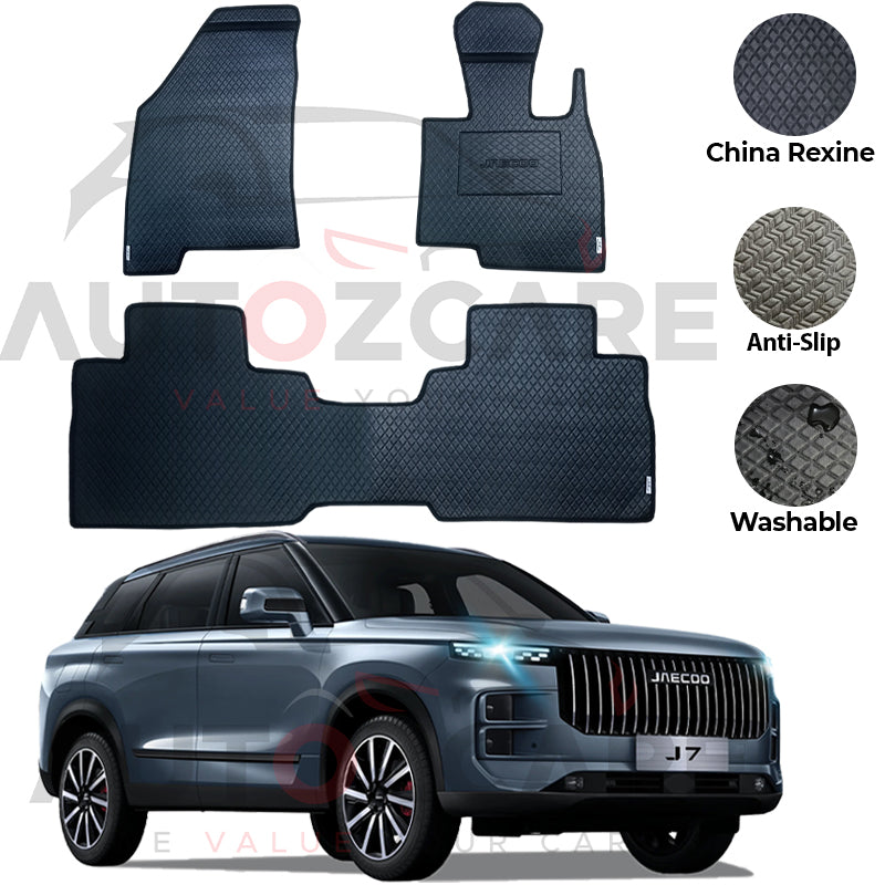 Jaecoo J7 China Rexine Floor Mat 3PCS - Model 2025
