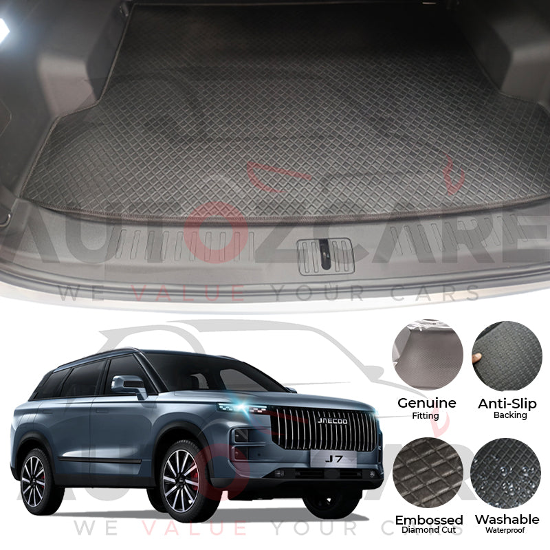 Jaecoo J7 China Rexine Custom-Size Trunk Mat - Model 2025