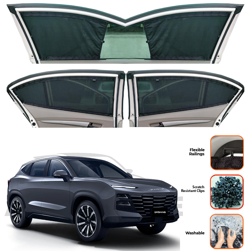 Jetour Dashing Custom Car Sliding Curtains - Model 2025