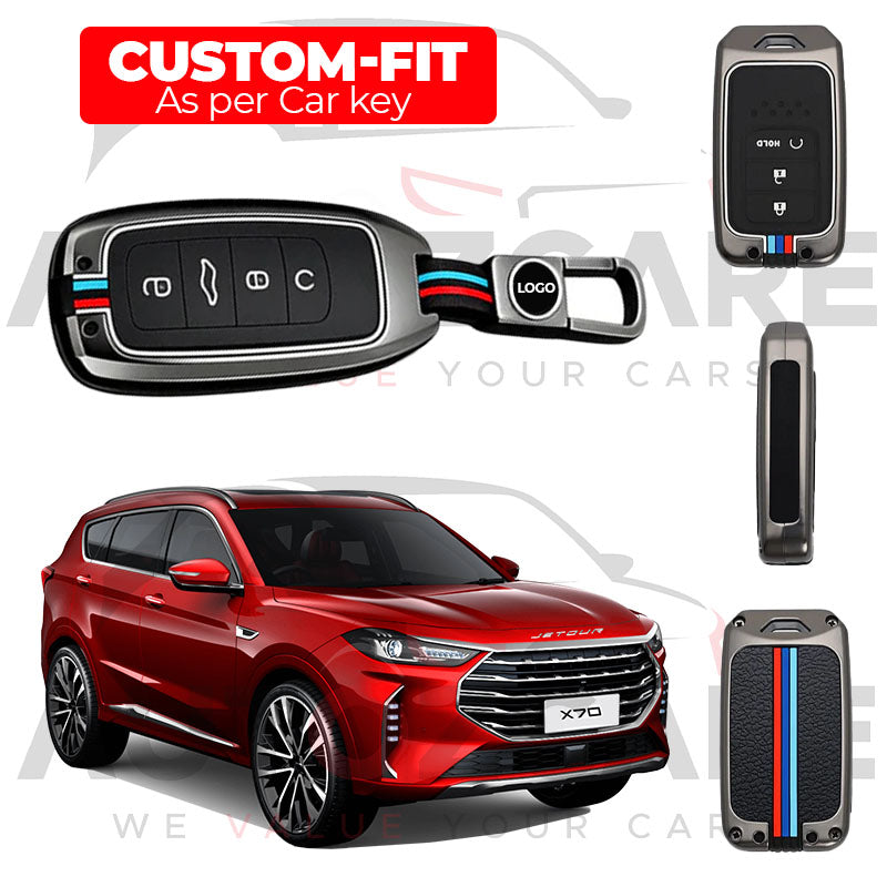 Jetour X70 Plus Remote Key Cover with Keychain - Model 2025