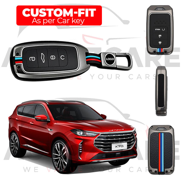 Jetour X70 Plus Remote Key Cover with Keychain - Model 2025