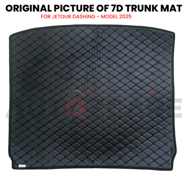 Jetour Dashing 7D Custom Car Trunk Mat - Model 2025