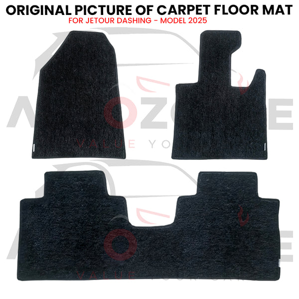 Jetour Dashing Genuine Fitting Carpet Floor Mat 3PCS - Model 2025
