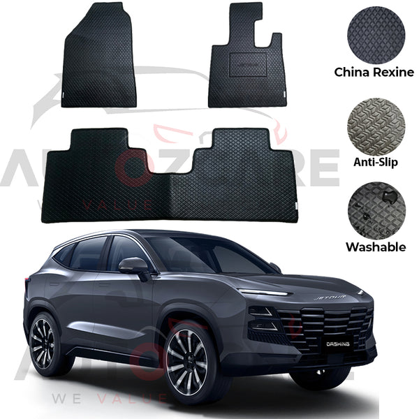 Jetour Dashing China Rexine Floor Mat 3PCS - Model 2025