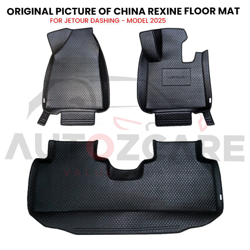Jetour Dashing China Rexine Floor Mat (Tray Style) 3PCS - Model 2025