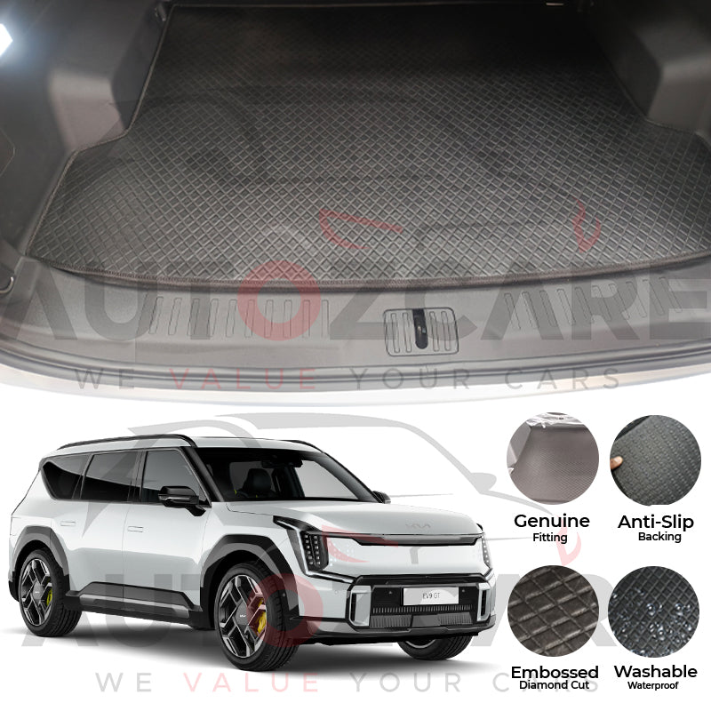 KIa EV9 China Rexine Custom-Size Trunk Mat - Model 2025