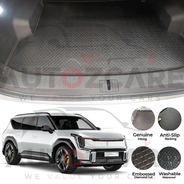 KIa EV9 China Rexine Custom-Size Trunk Mat - Model 2025