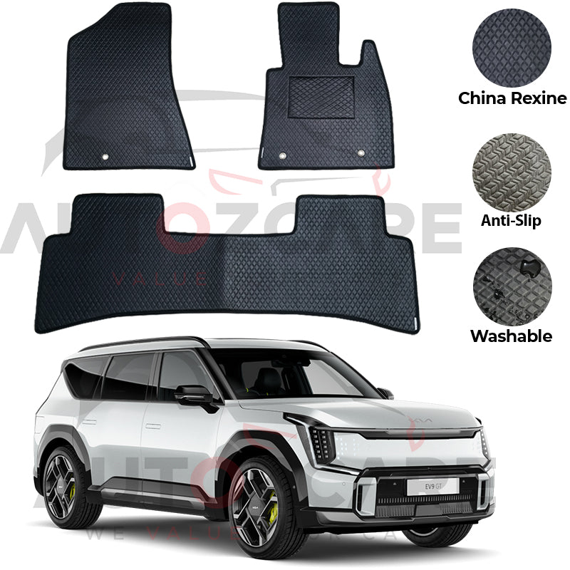 KIa EV9 China Rexine Floor Mat 4PCS - Model 2025