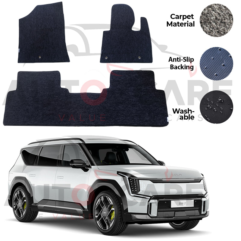 KIa EV9 Fitting Carpet Floor Mat 4PCS - Model 2025