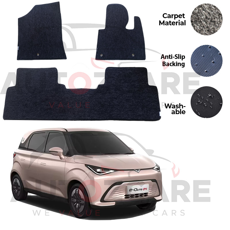 Kaiyi e-Qute 04 Genuine Fitting Carpet Floor Mat 3PCS - Model 2026