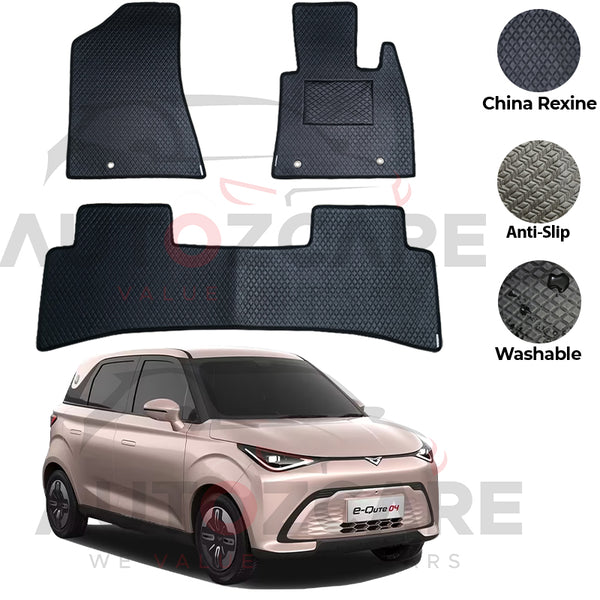 Kaiyi e-Qute 04 China Rexine Floor Mat 3PCS - Model 2026