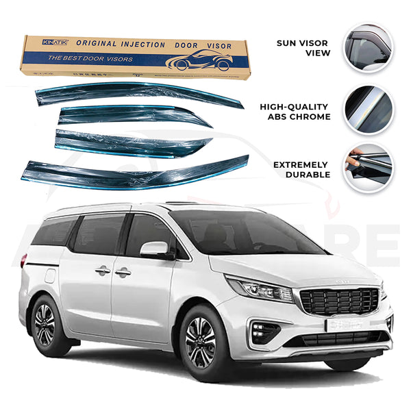 Kia Carnival Air press sun visor with chrome model 2020-2021 - AutozCare Pakistan