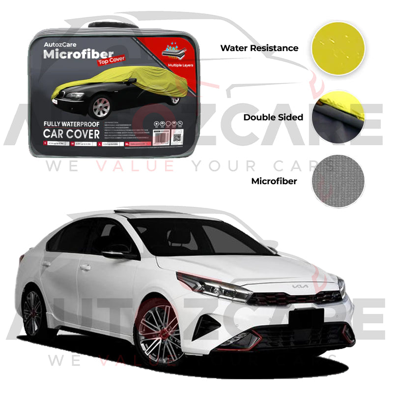 Kia Cerato Microfiber Car Top Cover - 2017-2025