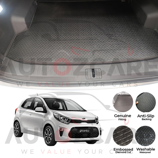 Kia Picanto China Rexine Custom-Size Trunk Mat - Model 2019-2025